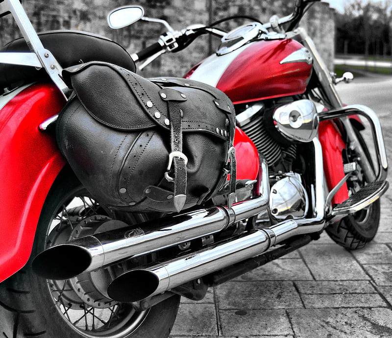 Volusia 800n, b/n, bike, r, moto, volusia 800, HD wallpaper