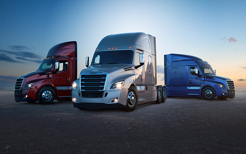 Freightliner Cascadia, 2018 new trucks, American trucks, USA, Freightliner, HD wallpaper