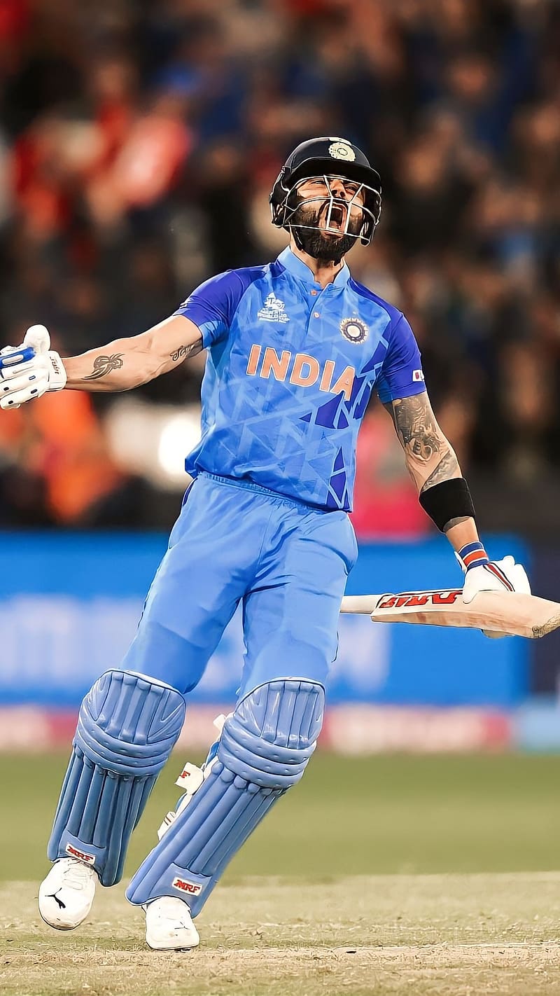 Virat Kohli, cricket, india, retro jersey, HD phone wallpaper | Peakpx