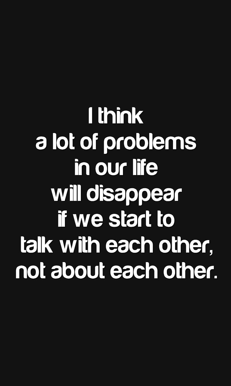 problems, life, quote, saying, talk, together, work, HD phone wallpaper