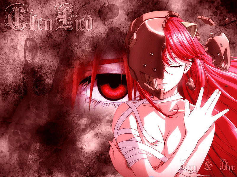 Download Ludsy Lilium and Nyu, the two protagonists of the manga/anime  series, Elfen Lied