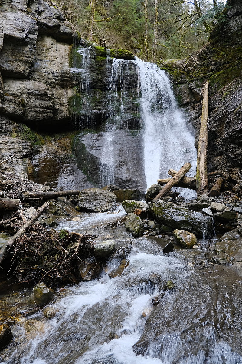 Waterfall, water, rock, river, stones, nature, HD phone wallpaper | Peakpx
