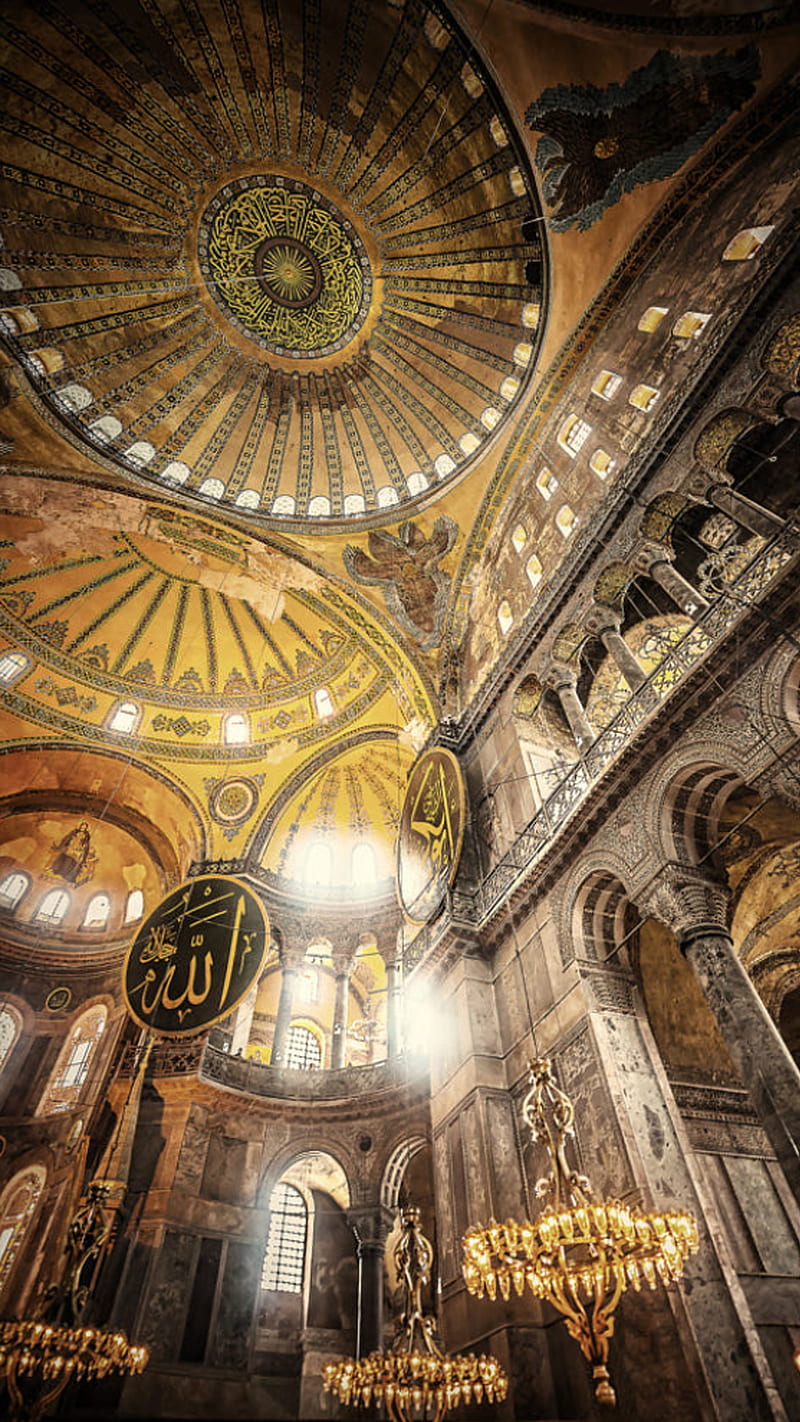 Ayasofya cami, hagia sophia mosque, history, islamic, istanbul, jumma, masjid, muslim, raya, turkey, turkish, HD phone wallpaper