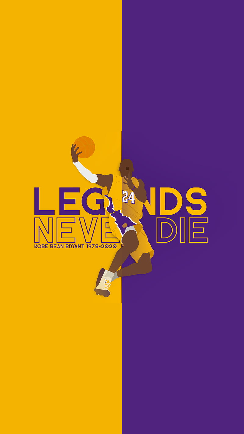 Legends Never Die , kobe, legends never die, HD phone wallpaper