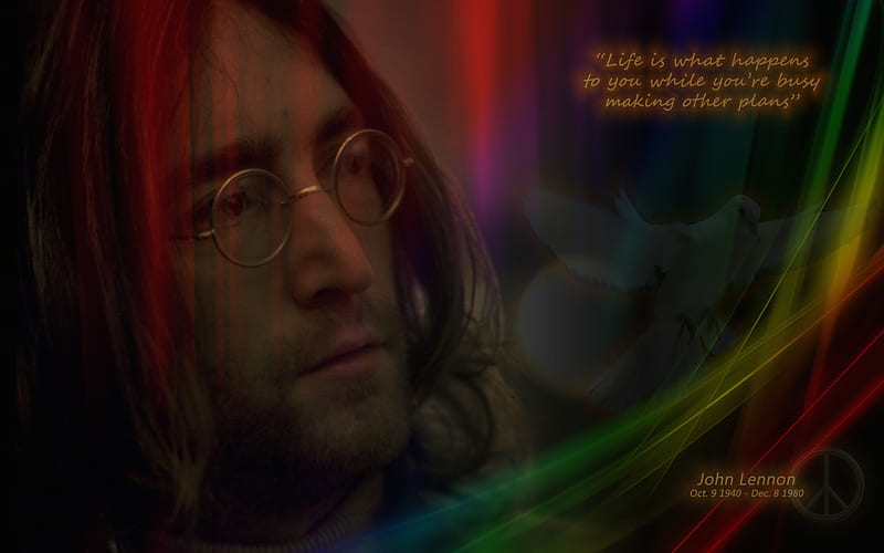 Tribute to John Lennon, john lennon, beatles, tribute, lennon, singer, HD wallpaper