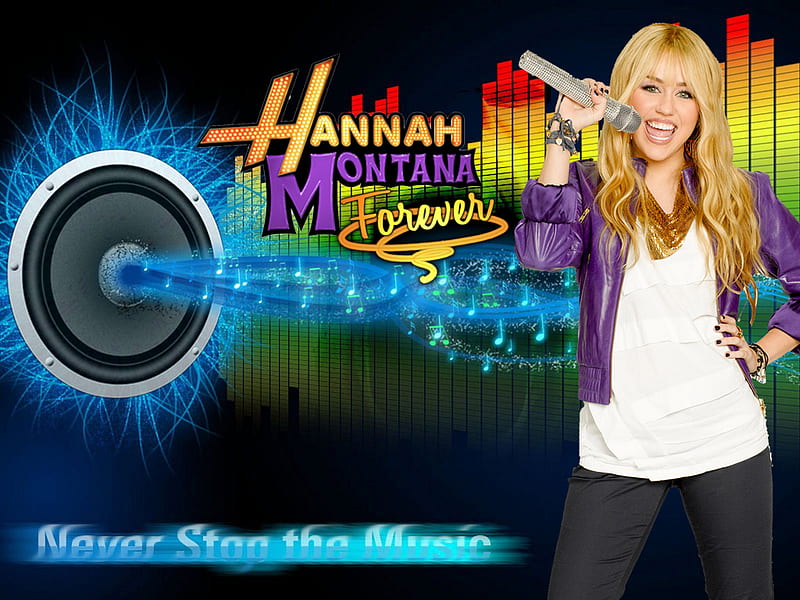 Never Stop The Music, famous, hannah montana forever, tv, actor, HD wallpaper
