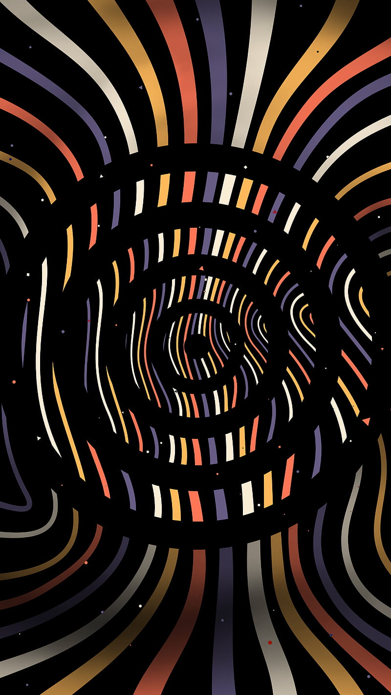 Circles and color line, Divin, Twisting, abstract, background, bright, distort, figure, hypnotic, illustration, kinetic, minimalism, music, op-art, optical, optical-art, party, pattern, striped, texture, vibration, visionary, visual, HD phone wallpaper