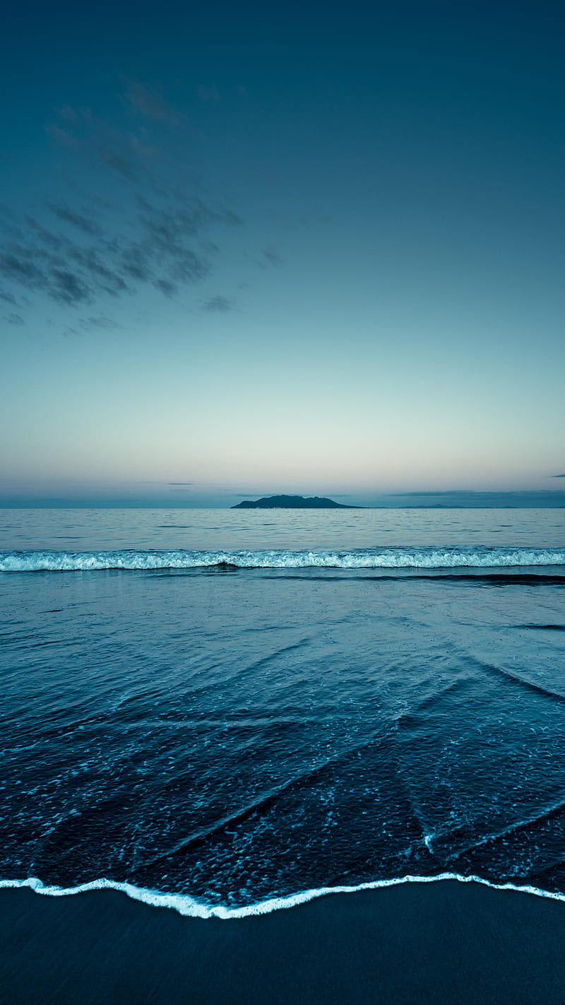 Sea, beach, el, landscape strand, sunset, sunsets, HD phone wallpaper