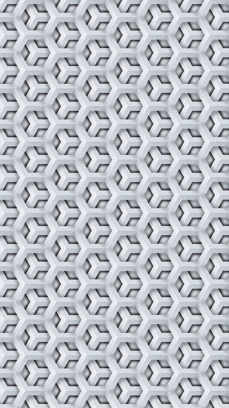 mesh, pentagons, white, texture, pattern, HD phone wallpaper