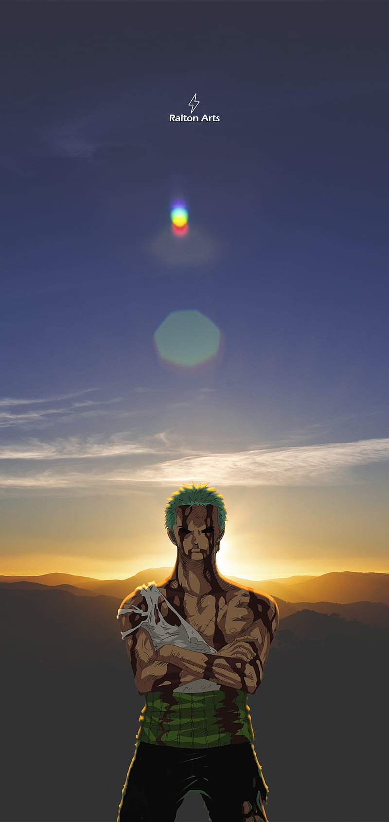 One piece, anime, zoro, HD phone wallpaper