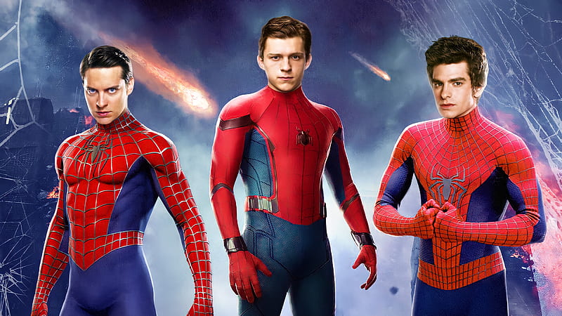 Spider-Man, Spider-Man: No Way Home, Spider-Man, Tobey Maguire, Andrew  Garfield, HD wallpaper | Peakpx