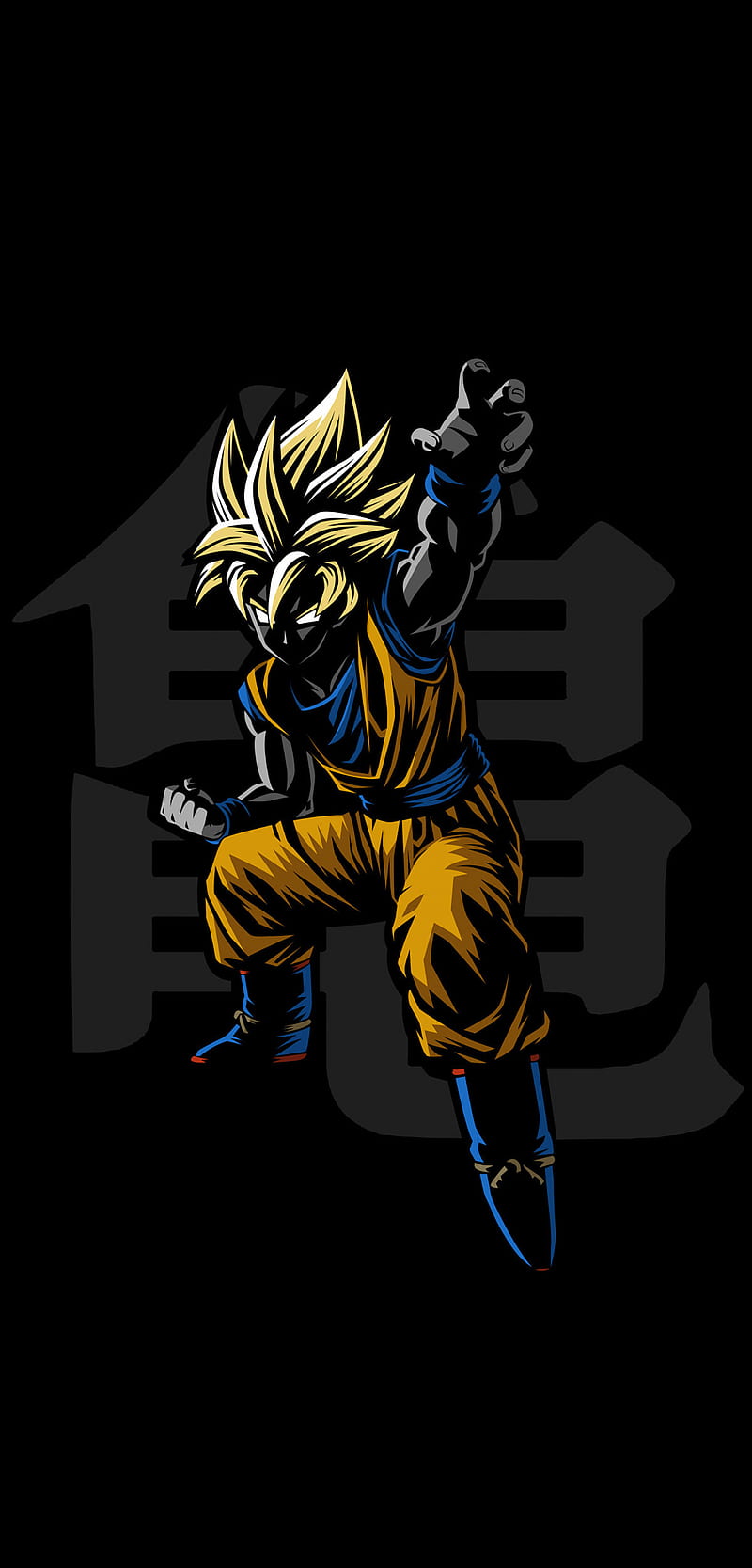 Goku, dibujos animados, historietas, oscuras, Fondo de pantalla de teléfono  HD | Peakpx