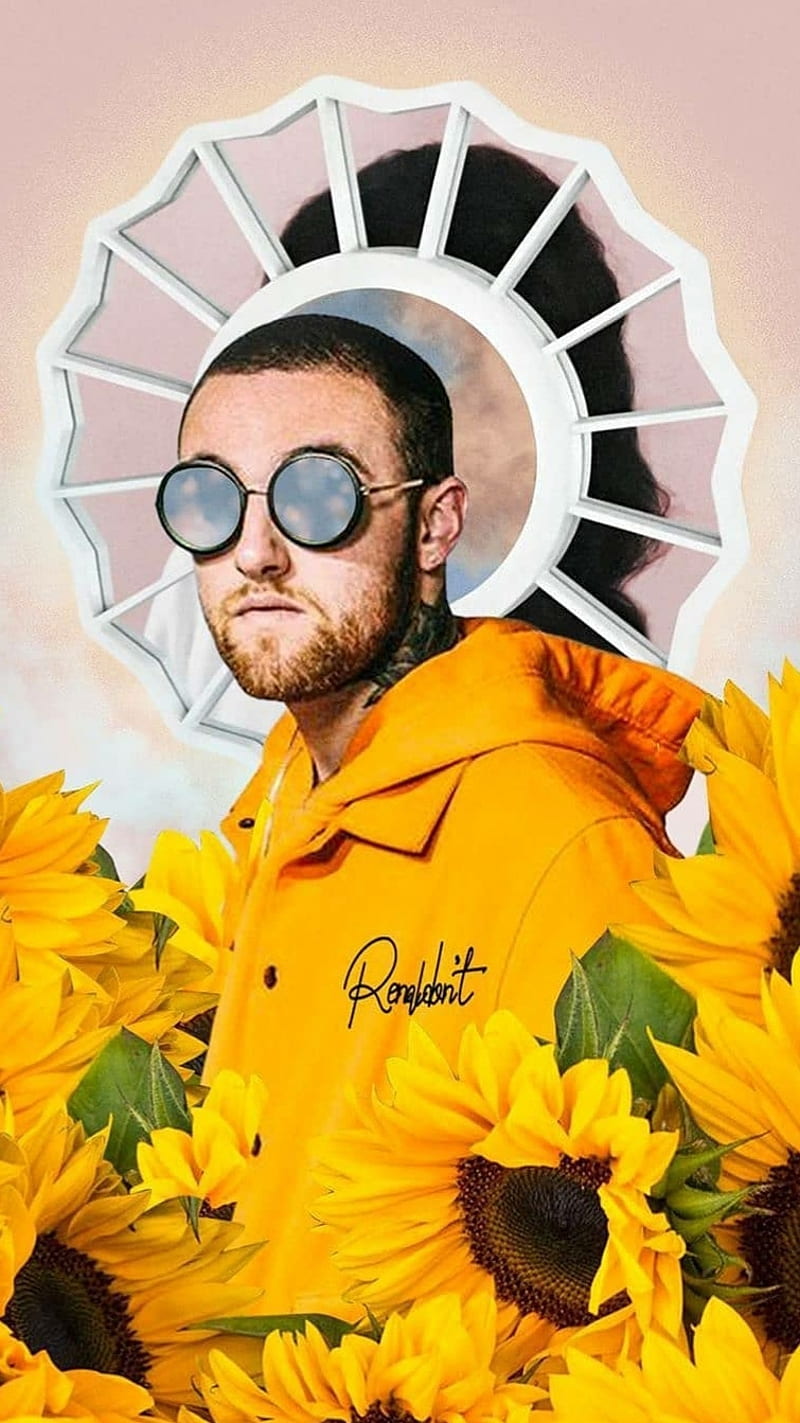 huge giant picture poster mac miller