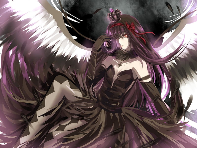 HD wallpaper: Anime, Granblue Fantasy, Angel, Dark Angel Olivia, Horns,  Wings | Wallpaper Flare