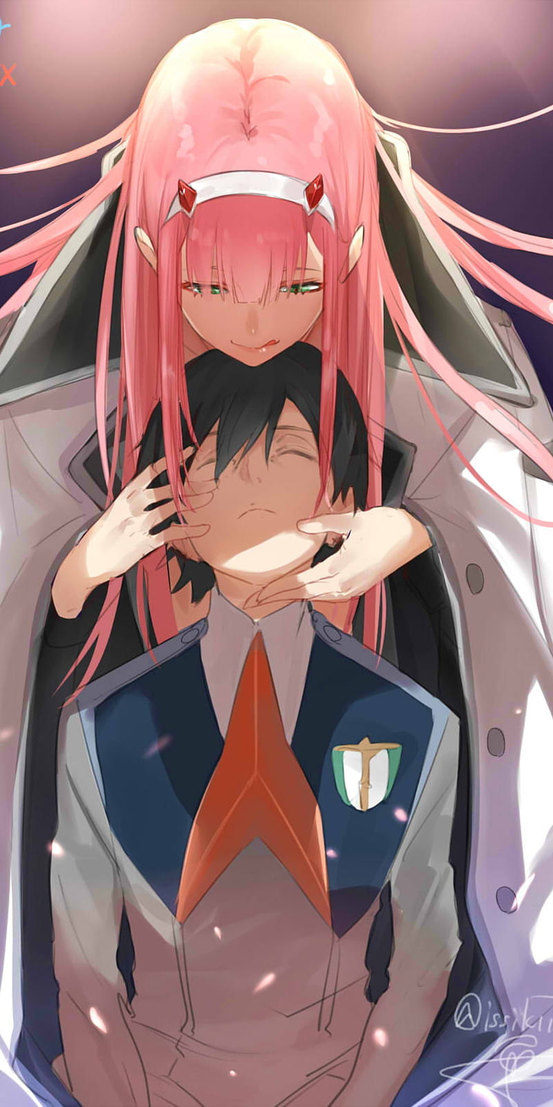 ᝰ 𝗛𝗶𝗿𝗼  Anime best friends, Darling in the franxx, Anime