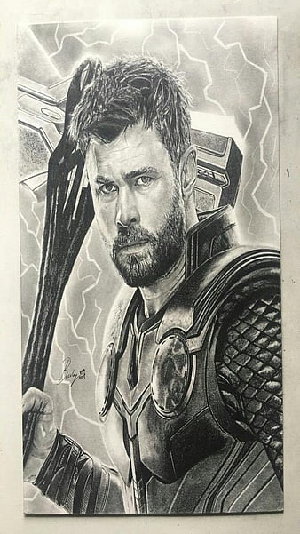 Details more than 134 thor sketch with stormbreaker best - in.eteachers