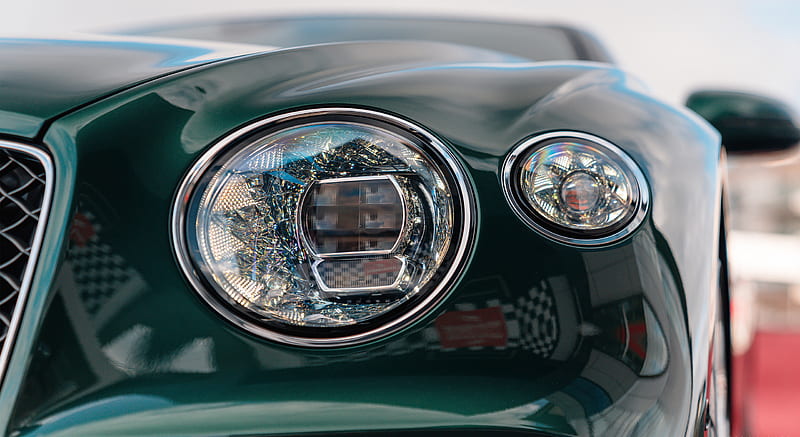 2022 Bentley Continental GT Speed (Color: Verdant) - Headlight , car, HD wallpaper