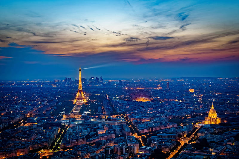Eiffel Tower France City At Night , eiffel-tower, france, paris, world, night, HD wallpaper