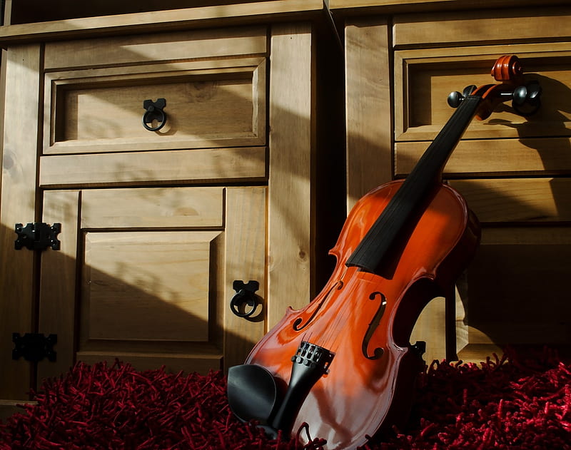 Violine, Music, Light, Instruments, Board, HD wallpaper