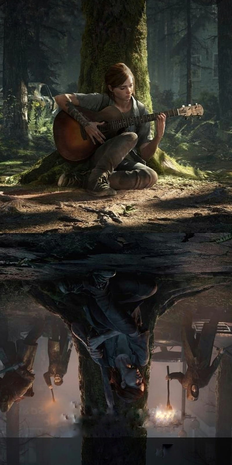 The Last of Us The Last of Us 2 video games #artwork #Ellie #guitar #bow  #people #1080P #wallpaper #hdwallpaper #desk…