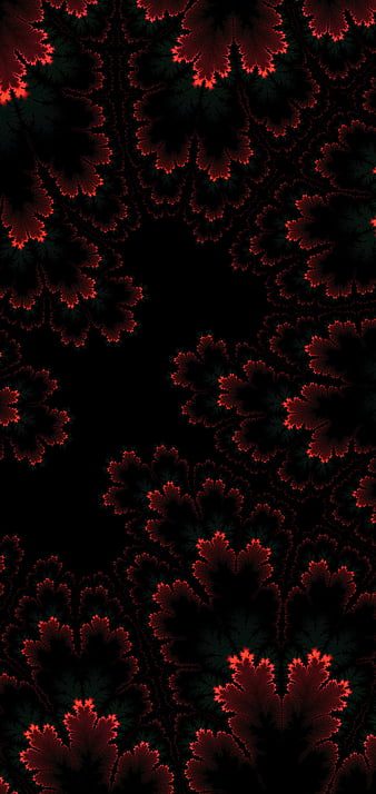 AMOLED RED N BLACK, abstract, amoled, apple, black, dark, galaxy, iphone, samsung, wall, HD phone wallpaper