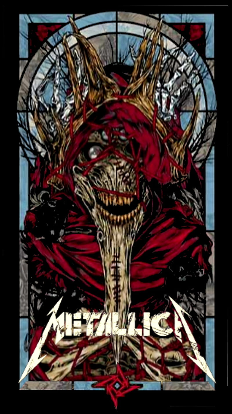 Metallica, creature, heavy metal, logo, thrash metal, HD phone wallpaper