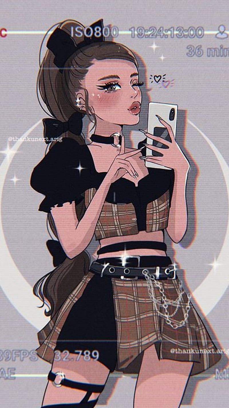 Ariana Grande Art  on Instagram ALL I THINK ABOUT IS YOU  Art by  stechdraws Tag  Ariana grande anime Ariana grande drawings Ariana  grande background
