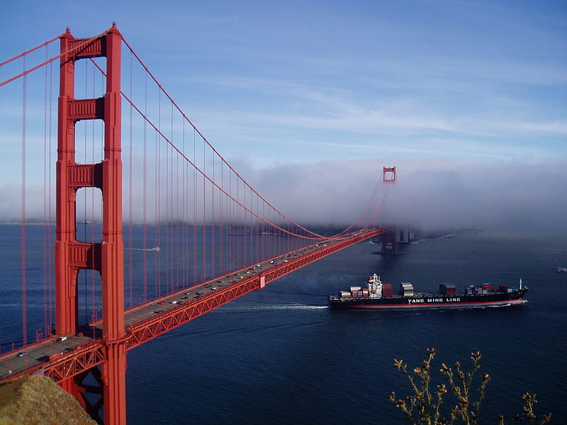 Golden Gate Bridge - San Francisco, USA, Golden Gate Bridge, Cities, San Francisco, HD wallpaper