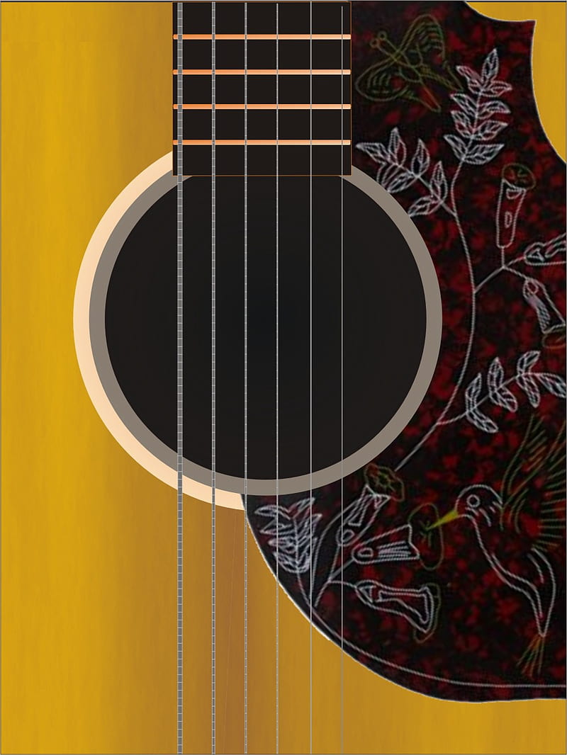 Acoustic Guitar, chittara, gitara, western, HD phone wallpaper | Peakpx