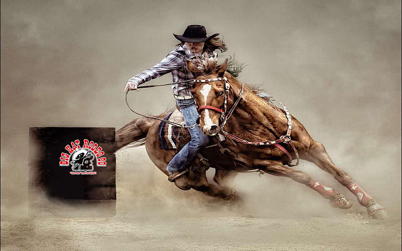 Barrel Racing Cowgirl . ., cowgirl, boots, racing, barrels, horses, outdoors, brunettes, rodeo, western, HD wallpaper