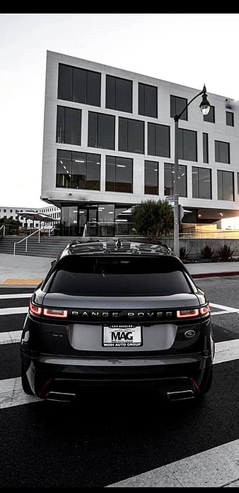 Range Rover, car, back, black, HD phone wallpaper