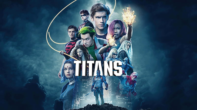 Titans, superheroes, warner bros, dc comics, HD wallpaper