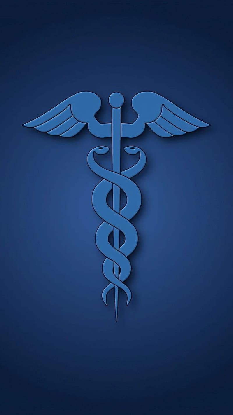 Best Doctor, Blue Medical Logo, HD phone wallpaper