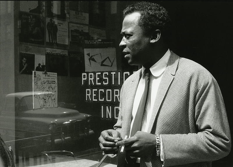 Miles Davis-records, building, graph, musician, music, HD wallpaper