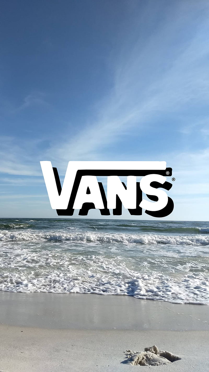 Vans Beach, blue, brands, landscape, light, logos, sea, sky, HD phone ...