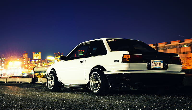 Toyota AE86 and Background, Toyota Trueno, HD wallpaper