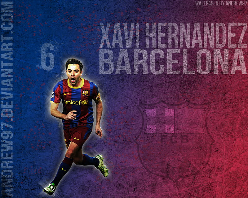 Soccer, Xavi, FC Barcelona, HD wallpaper