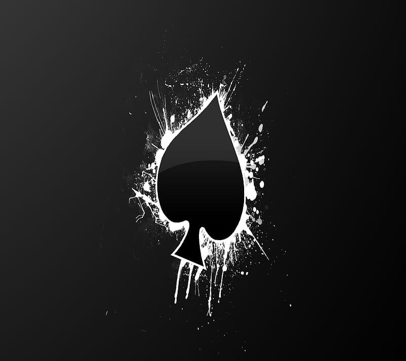 Ace of Spades, abstract, HD wallpaper