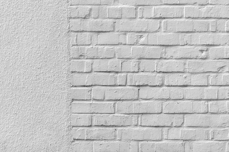 wall, brick, white, paint, bumps, HD wallpaper