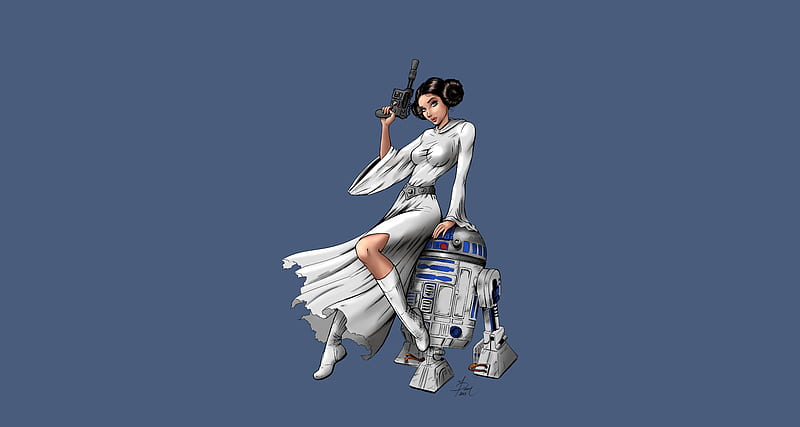 Princess Leia Star Wars , star-wars, movies, artstation, HD wallpaper