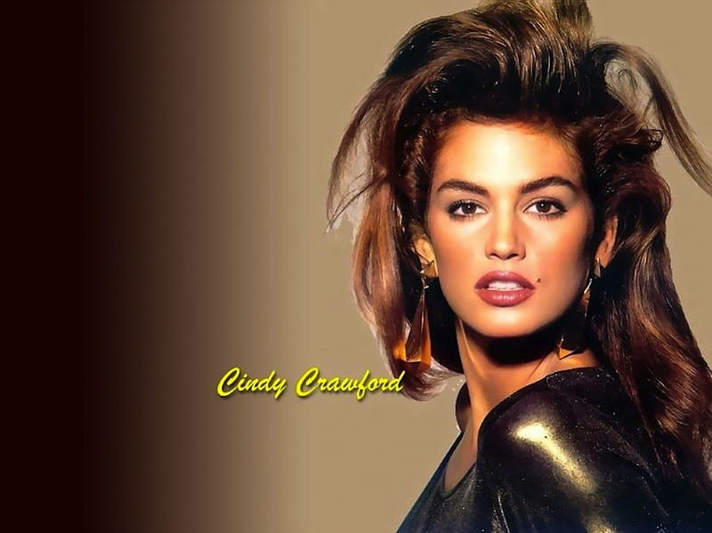 Cindy Crawford - 90s, sensual, pretty, splendid, bonito, woman, cindy crawford, graphy, supermodel, famous, beauty, face, long hair, star, big hair, celebrity, tempting, sexy, lips, 90s, brunette, makeup, passion, eyes, fashion, HD wallpaper