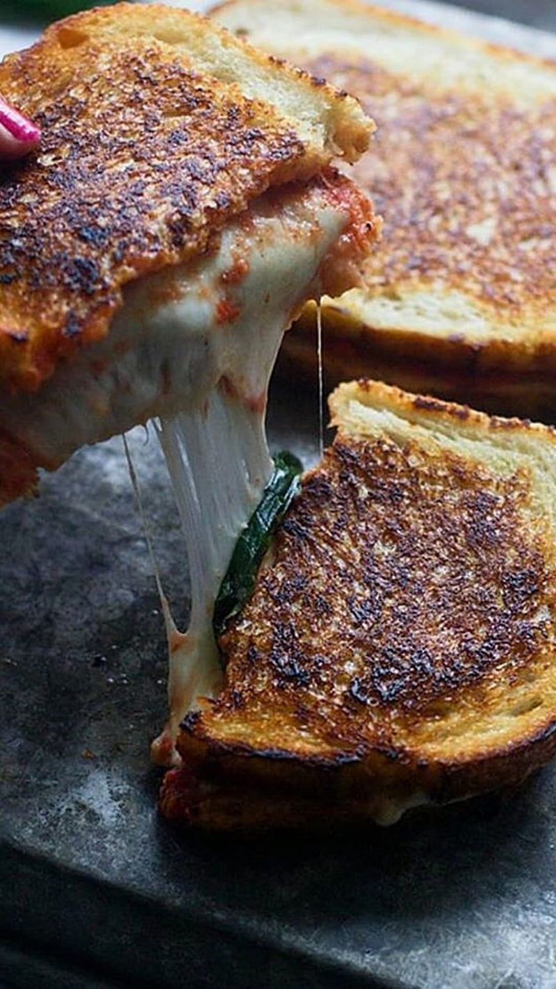 grilled cheese sandw, sandwich, HD phone wallpaper