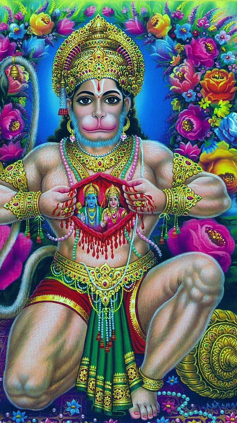 Hanuman, Ram, Sita, ram, sita, bhakti, love, HD phone wallpaper