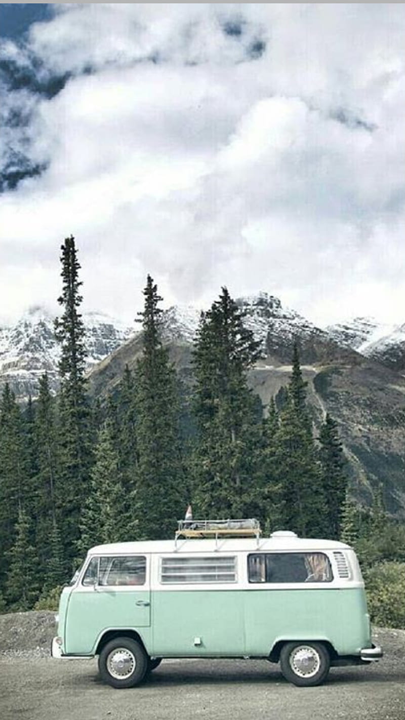 Karavan, car, winter, manzara, HD phone wallpaper | Peakpx