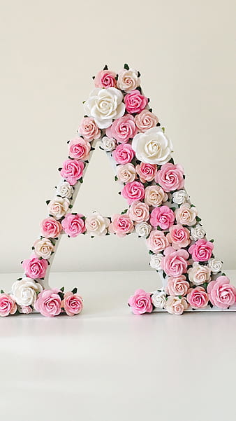 Letters, U With Flower Design, flower design, alphabet, HD phone wallpaper