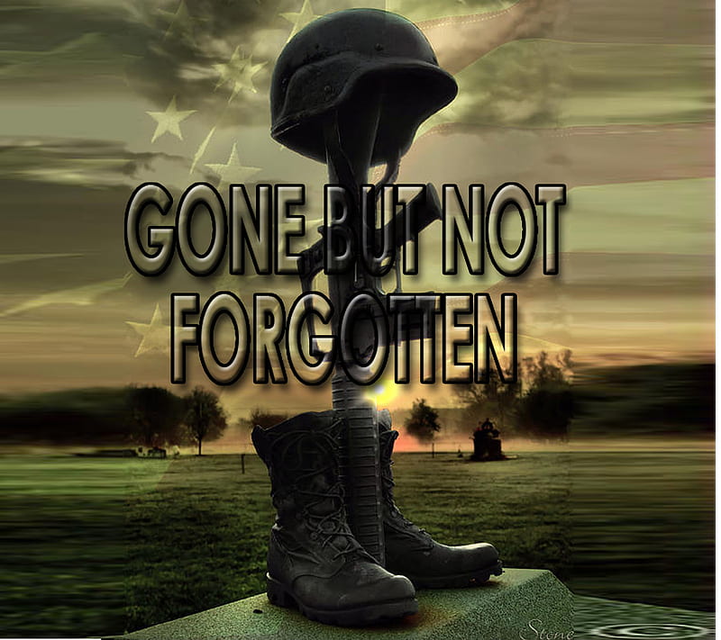 Gone Not Forgotten, air force, army, fallen, gone but not forgotten, navy, usmc, HD wallpaper