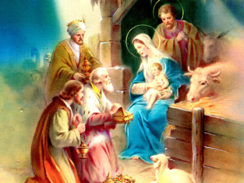 Nativity, family, christianity, christmas, jesus christ, religion, god, HD wallpaper