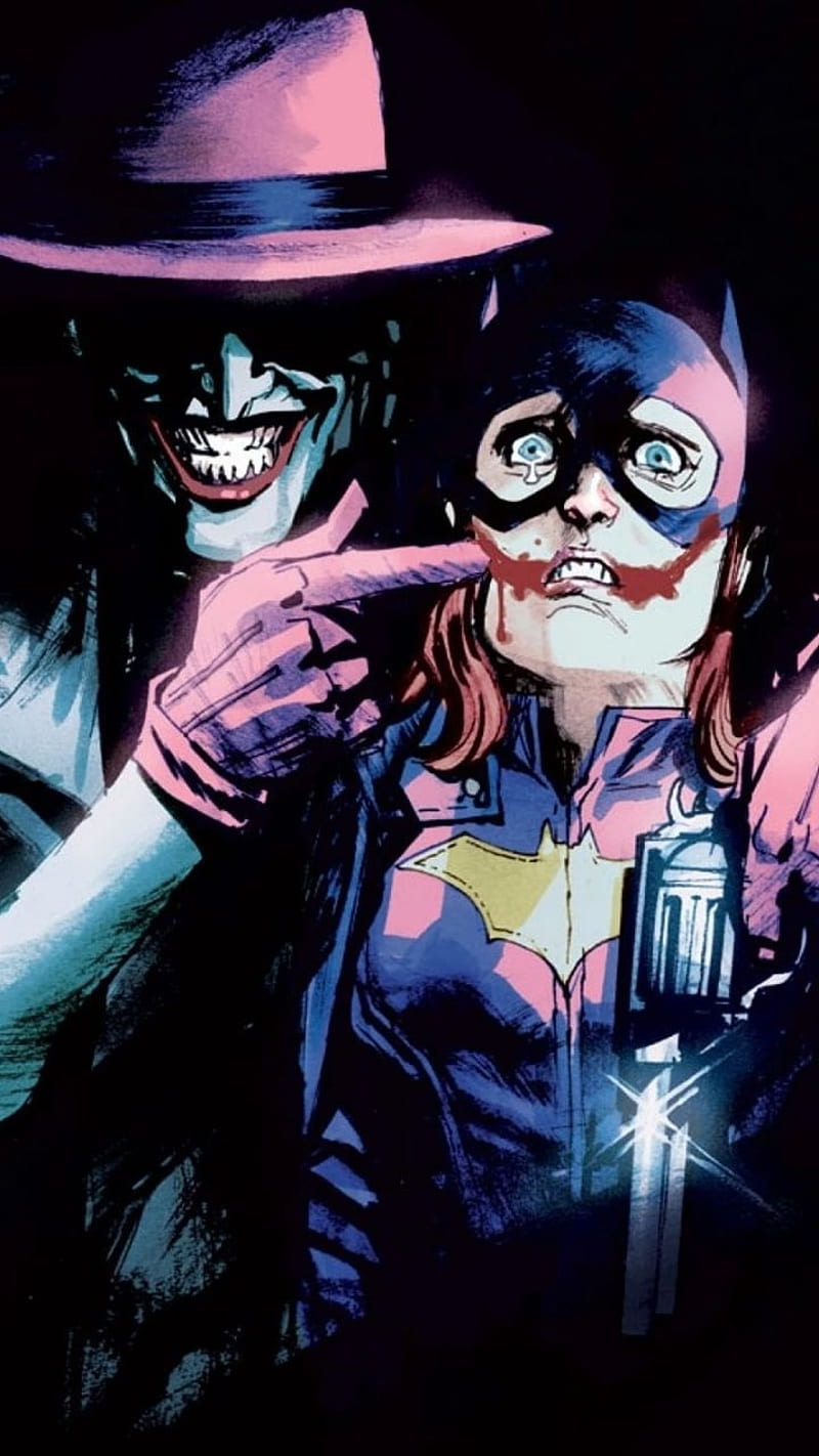 The Killing Joke, batgirl, batman, dc, joker, HD phone wallpaper
