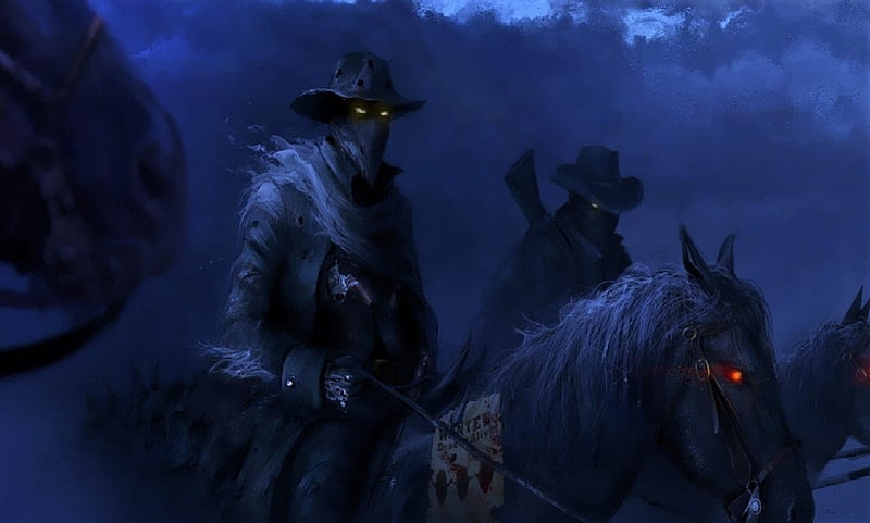 Ghost Riders, Riders, Horses, Spectres, Cowboys, HD wallpaper | Peakpx