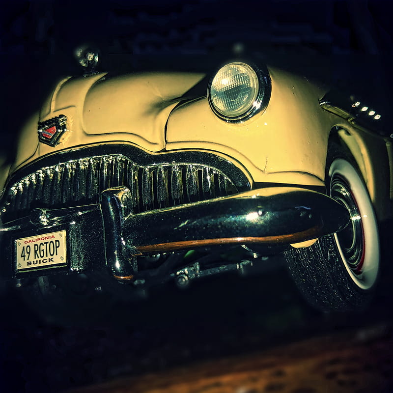 1949 Buick Rag Top, american, antique, car, carros, classic, model, old, yellow, HD phone wallpaper